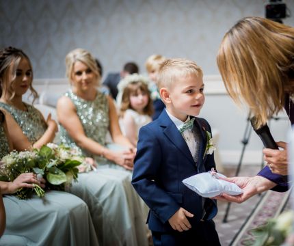 Amber Springs Wedding pageboy